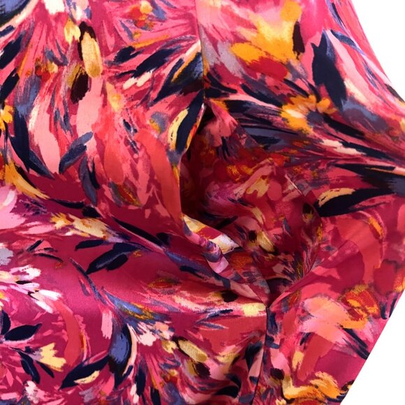 Nicole Miller Multicolor Floral Spaghetti Strap Maxi Women's Dress Size XS Art - Picture 4 of 11